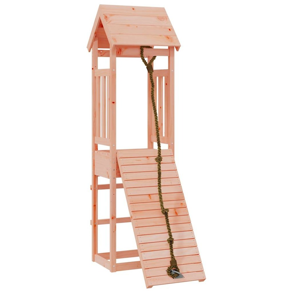Maisonnette de jeu avec mur d'escalade bois massif douglas