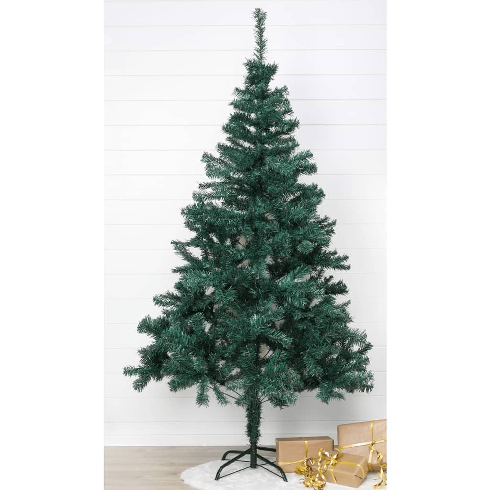 Sapin de noël avec support métallique vert 180 cm