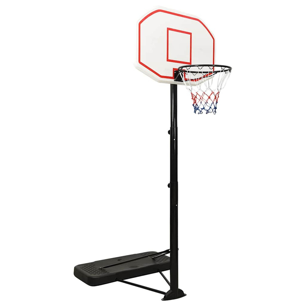 Support de basket-ball blanc 258-363 cm polyéthylène