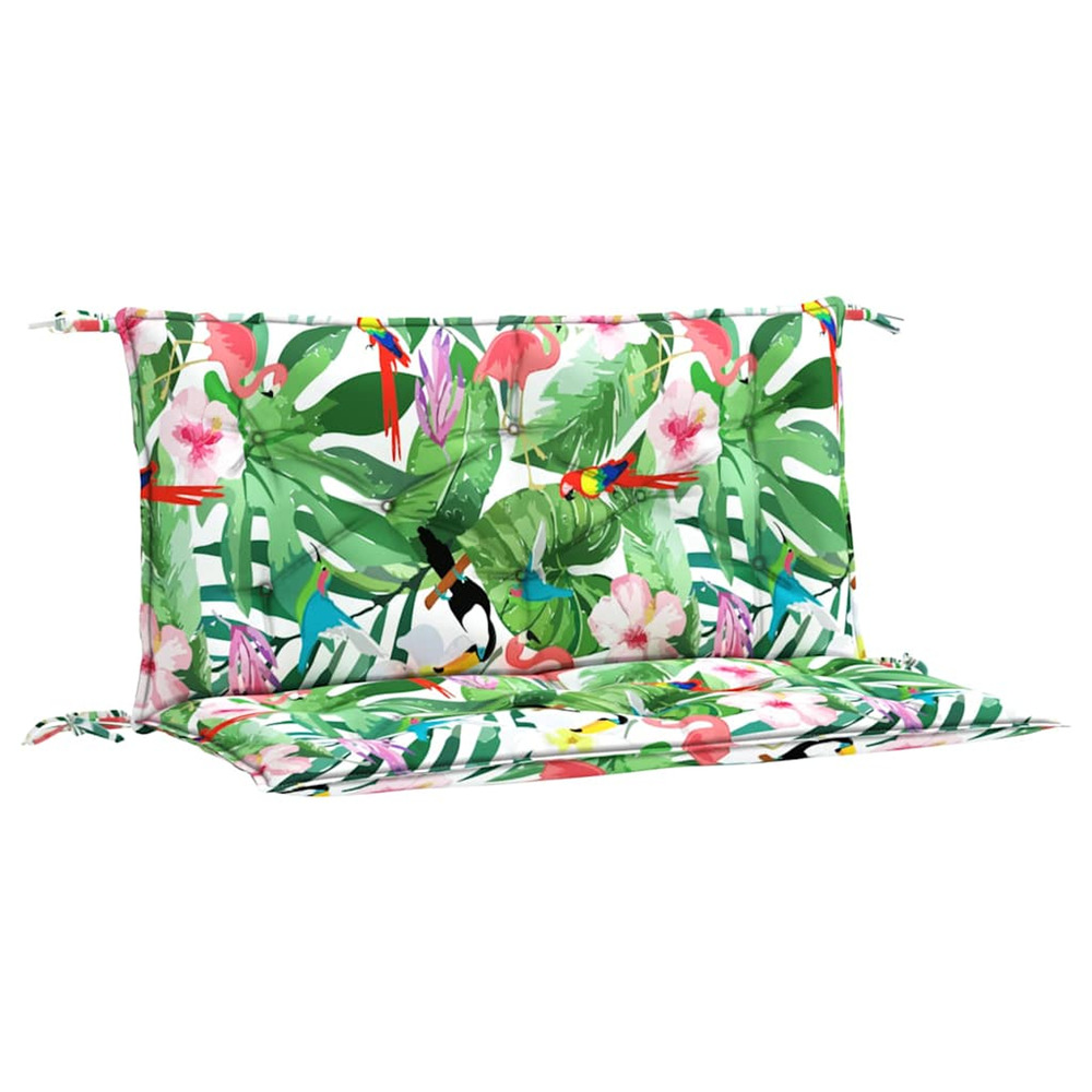 Coussins de banc de jardin lot de 2 multicolore 100x50x7 cm