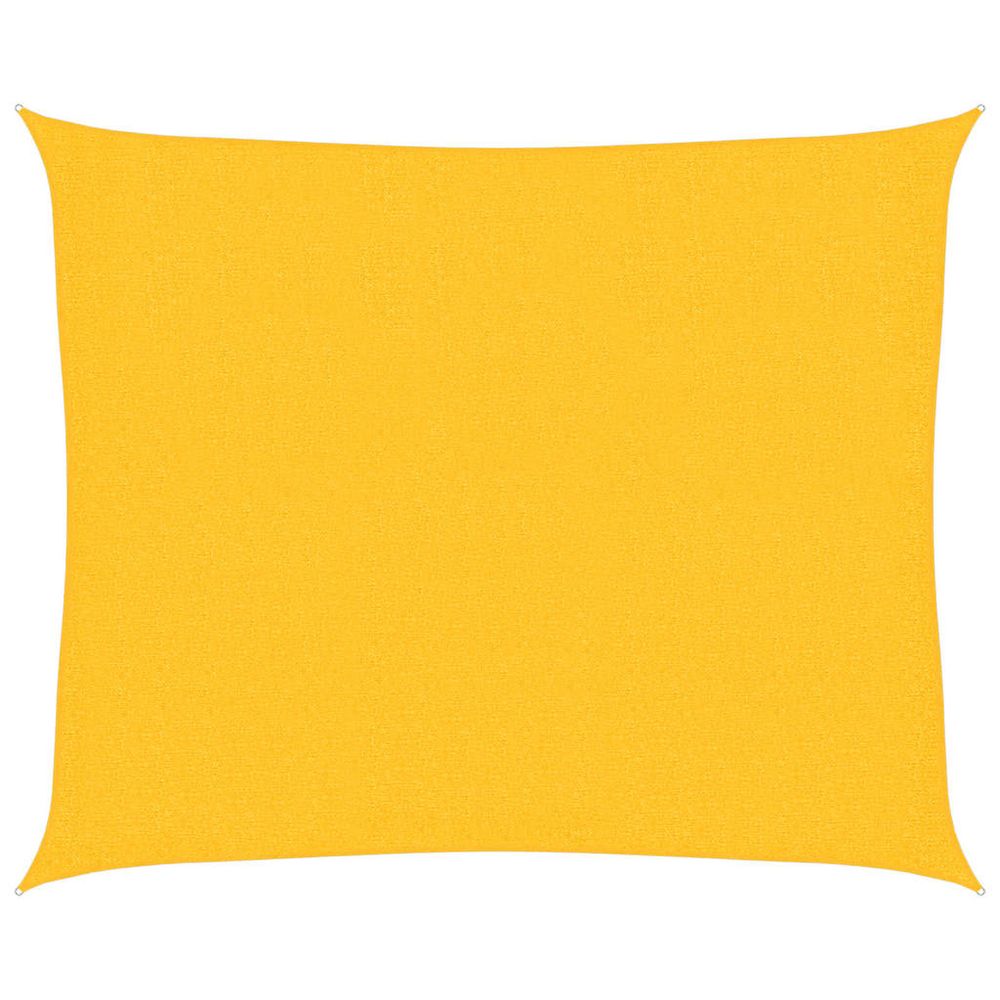 Voile d'ombrage 160 g/m² jaune 2,5x3 m pehd