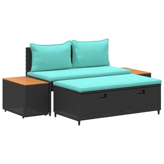 Ensemble de canapés d'extérieur 4 -seater 4 pc 55 x 30 x 39 cm