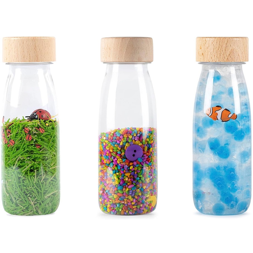 3 bouteilles sensorielles eco