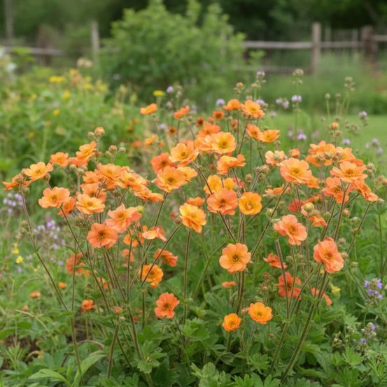 Benoîte tempo ® 'orange' lot de 3 godets