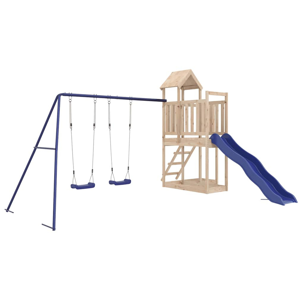 Aire de jeux d'extérieur bois de pin massif