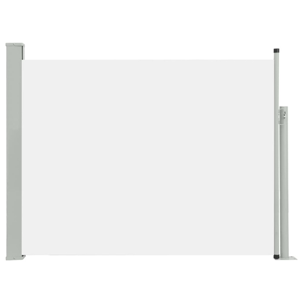 Auvent paravent store brise-vue latéral rétractable de patio jardin terrasse balcon protection visuelle écran 140 x 500 cm cr