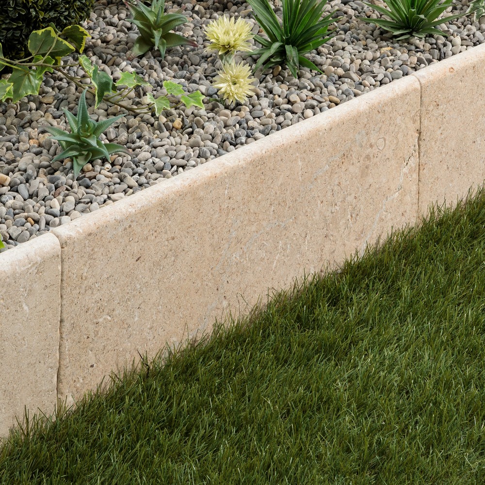 Bordure de jardin pierre d'egypte bronze 60x30x3 cm (à l'unité) - ro'ma nature