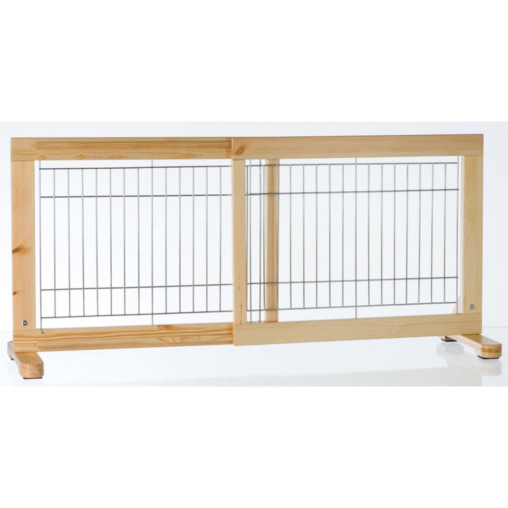 Barrière pour chiens bois de pin 65 - 108 cm 3944