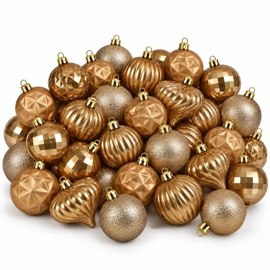 Babe de noël memike249/00195 set de 40 h6x6cm - brun