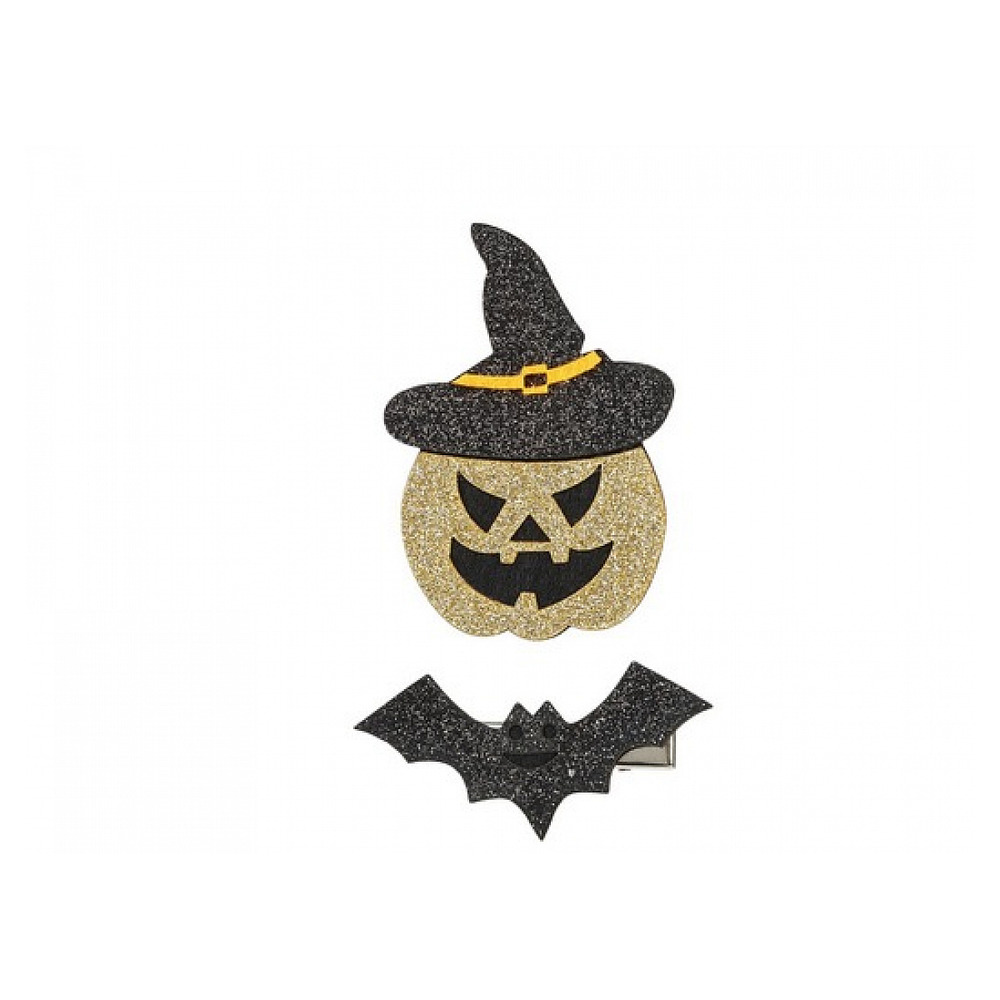 Pince a cheveux willa citrouille - 2 pcs