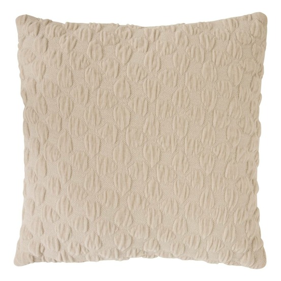 Coussin nova beige lin 40x40cm