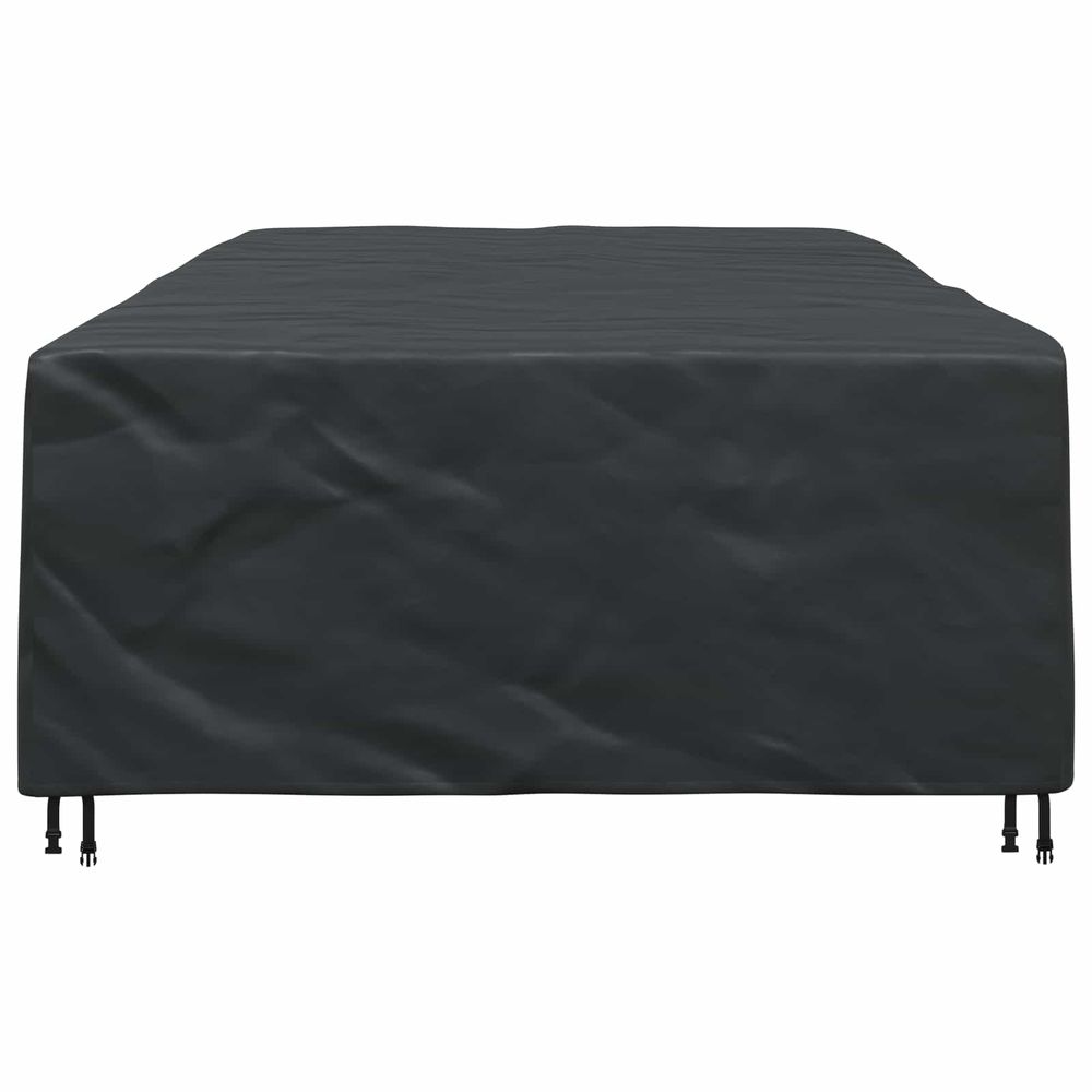 Housse pour meubles uni noir 315 x 180 x 74 cm 210d