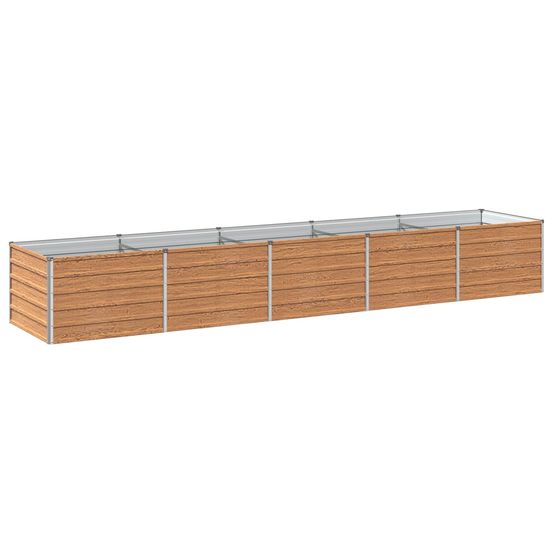Jardin surélevé chêne brun 400 x 80 x 55 cm