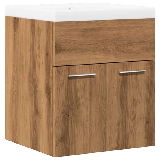 Ensemble de meubles salle de bain 2 pcs bois d'ingénierie
