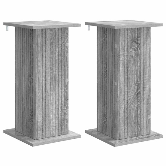 Support de plante 2 pcs sonoma gris 30,5 x 30 x 60,5 cm