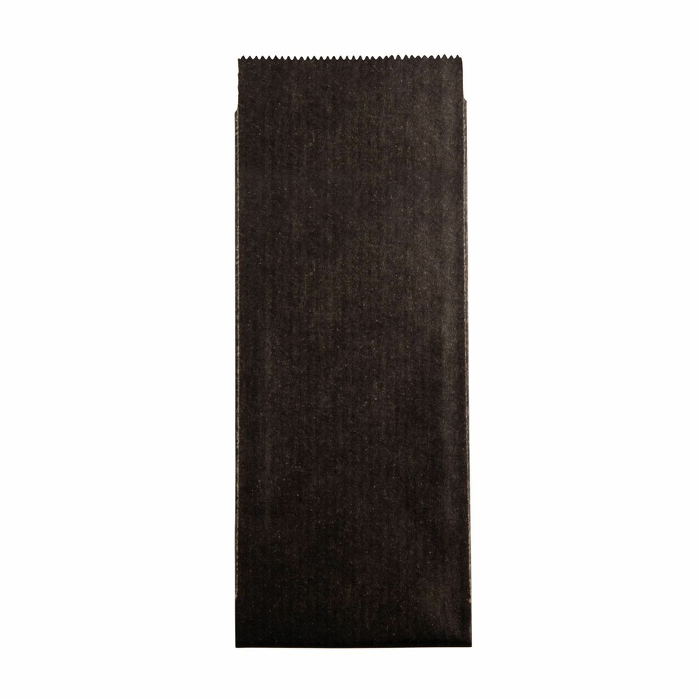 Sac déco en papier - cadeau - friandises - noir - 11,5 x 5,3 cm