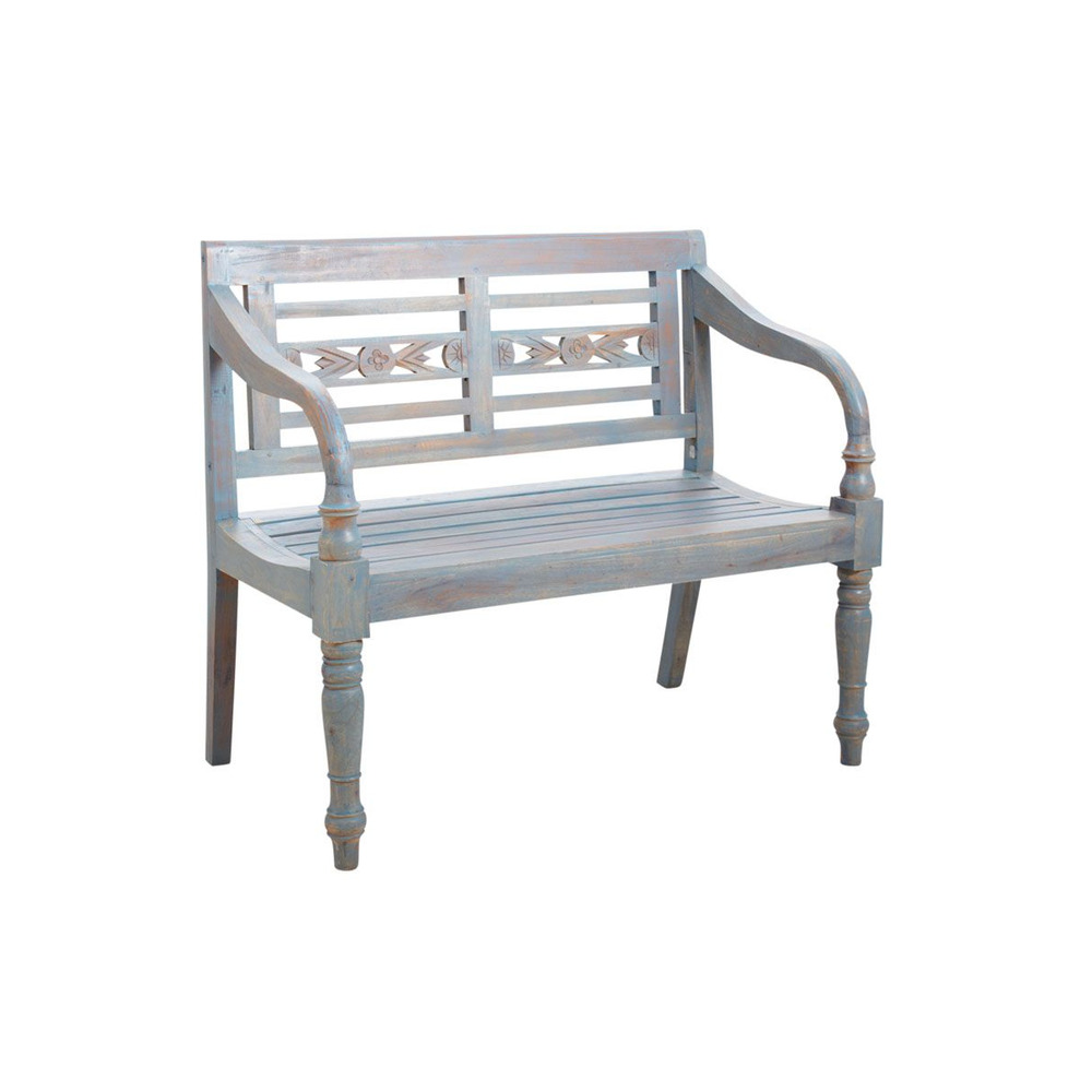 Banc 2 places en acajou