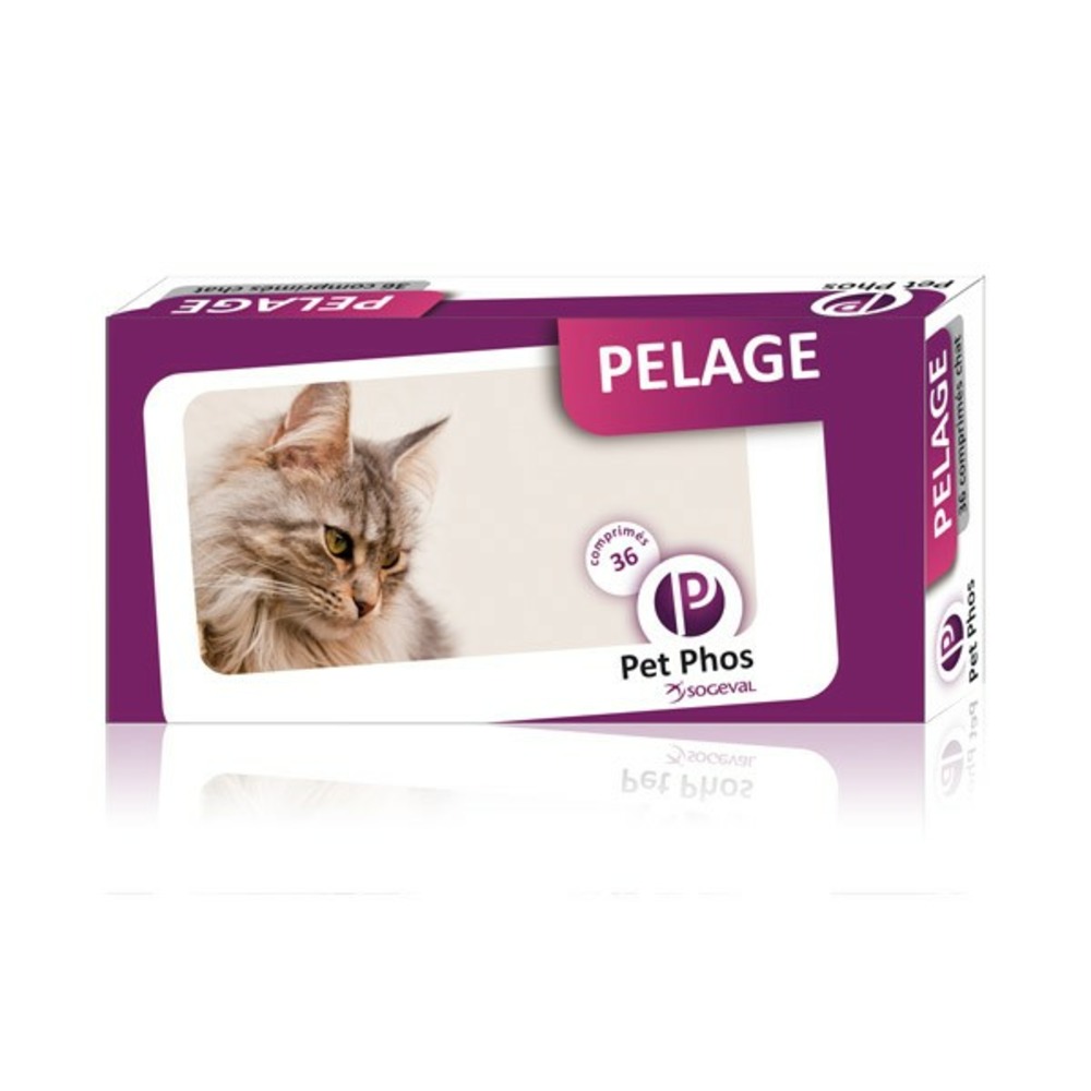 Pet-phos pelage chat 36 comprimés
