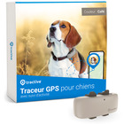 Tractive GPS DOG 4 - collier GPS pour chien avec suivi d'activité - Café