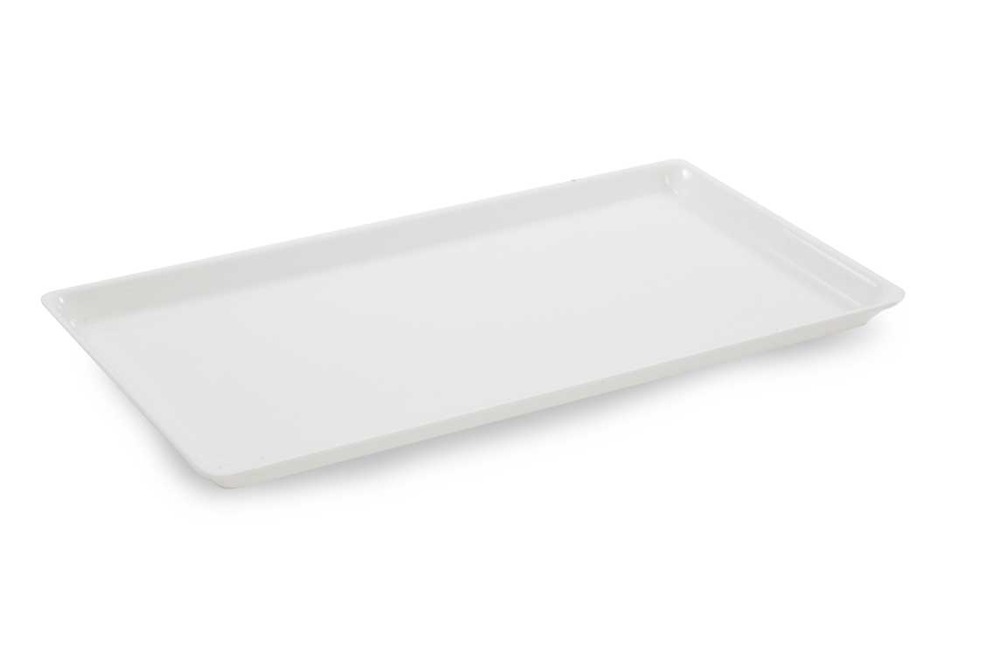 Plateau en plexiglas gastronorme gn 3/4 487x265x17mm blanc - matériel chr pro