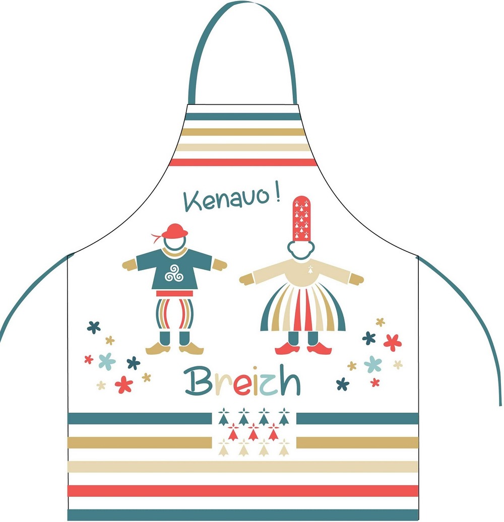 Tablier 72 x 85 cm kenavo breizh