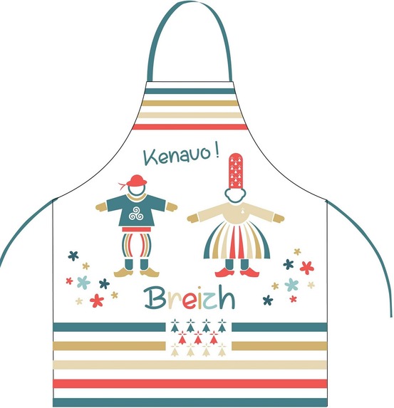 Tablier 72 x 85 cm kenavo breizh