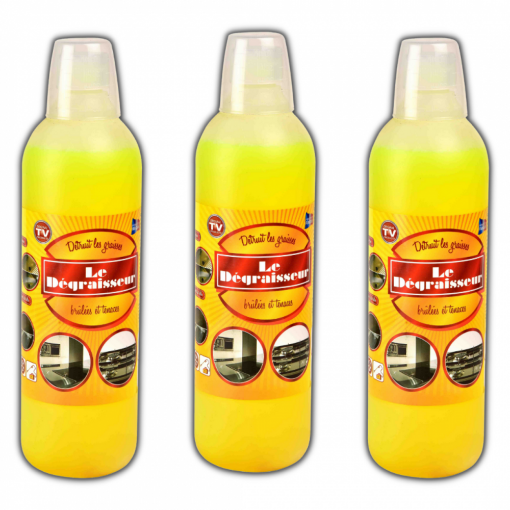 Nettoie et dégraisse - le dégraisseur - lot de 3 – jaune - adulte