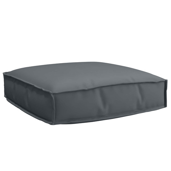 Coussin anthracite 60 x 60 x 12 cm tissu oxford