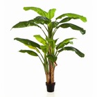 Bananier en pot artificiel 3 troncs h 180 cm vert - dimhaut: h 180 cm - couleur: