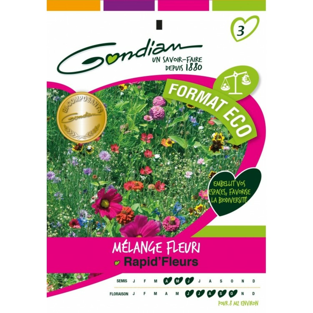 Jachère rapide fleur