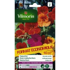 Vilmorin - Capucine grande variée format éco