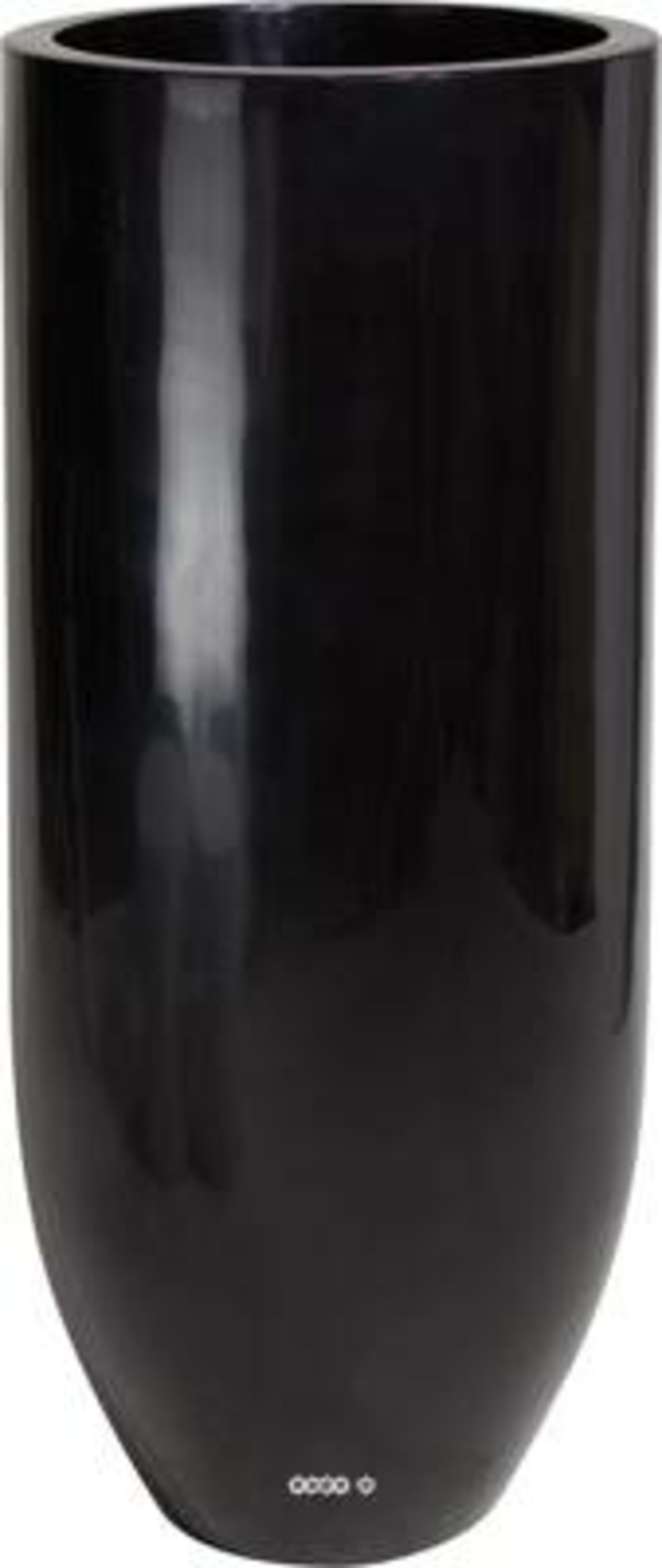 Bac fibres de verre gelcoat ø 50 cm h 125 cm ext. Cigare noir glossy - dimhaut: