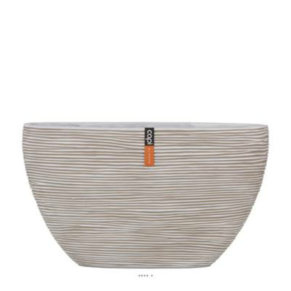 Bac rib en fibres de verre int. Bullet 59x14x35 cm sable - dimhaut: h 35 cm - co