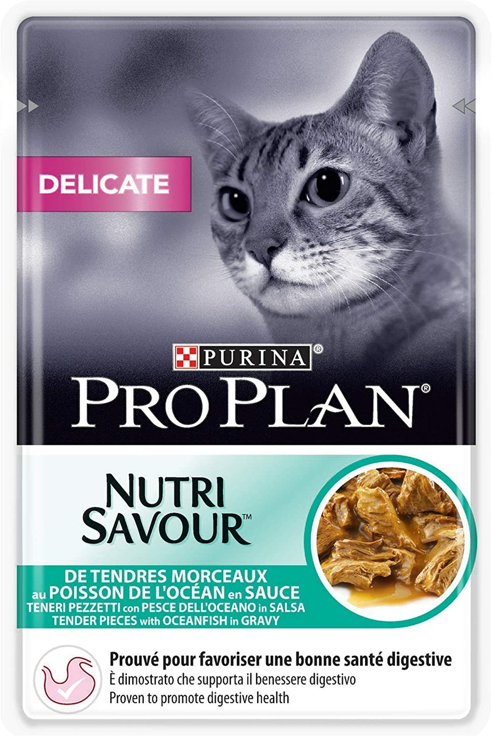 Sachets chat nutrisavour junior poisson 24x85g