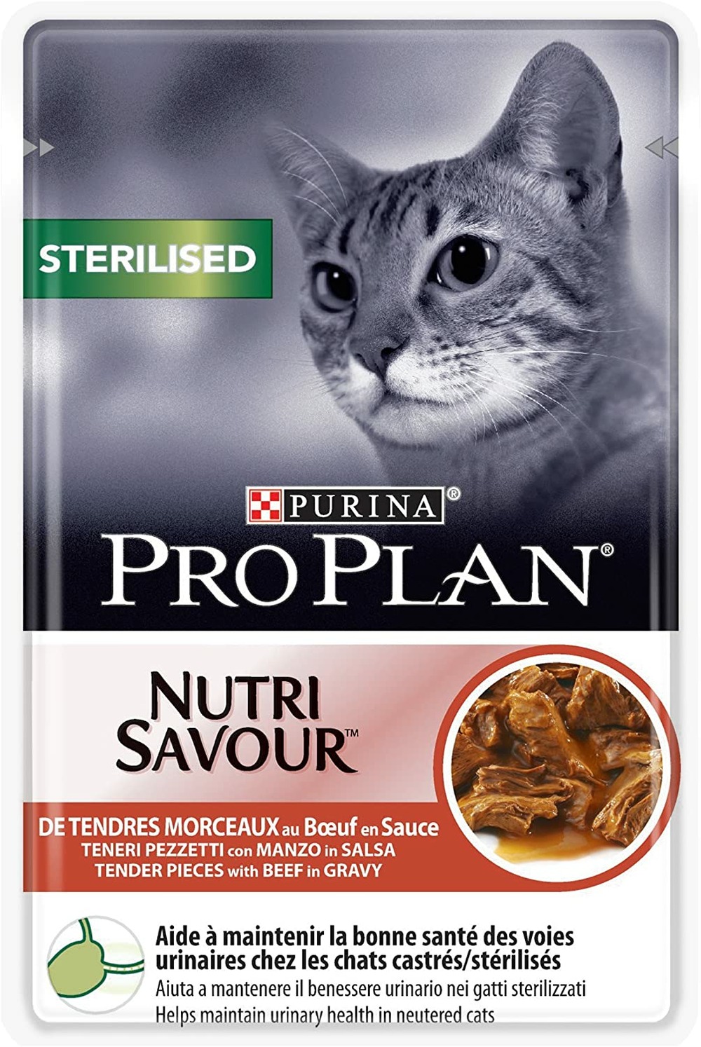 Sachets chat nutrisavour junior boeuf 24x85g