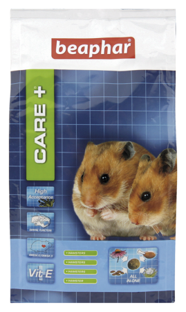 Care+  hamster  alimentation extrude paquet de 250gr