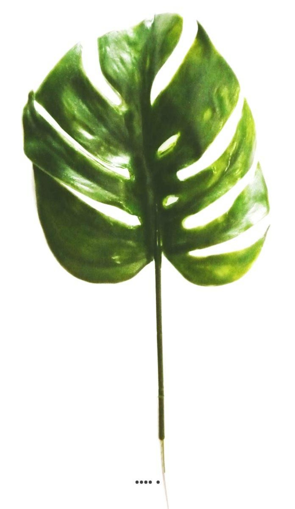 Feuille de philodendron h39cm plastique pour extérieur d15cm originale