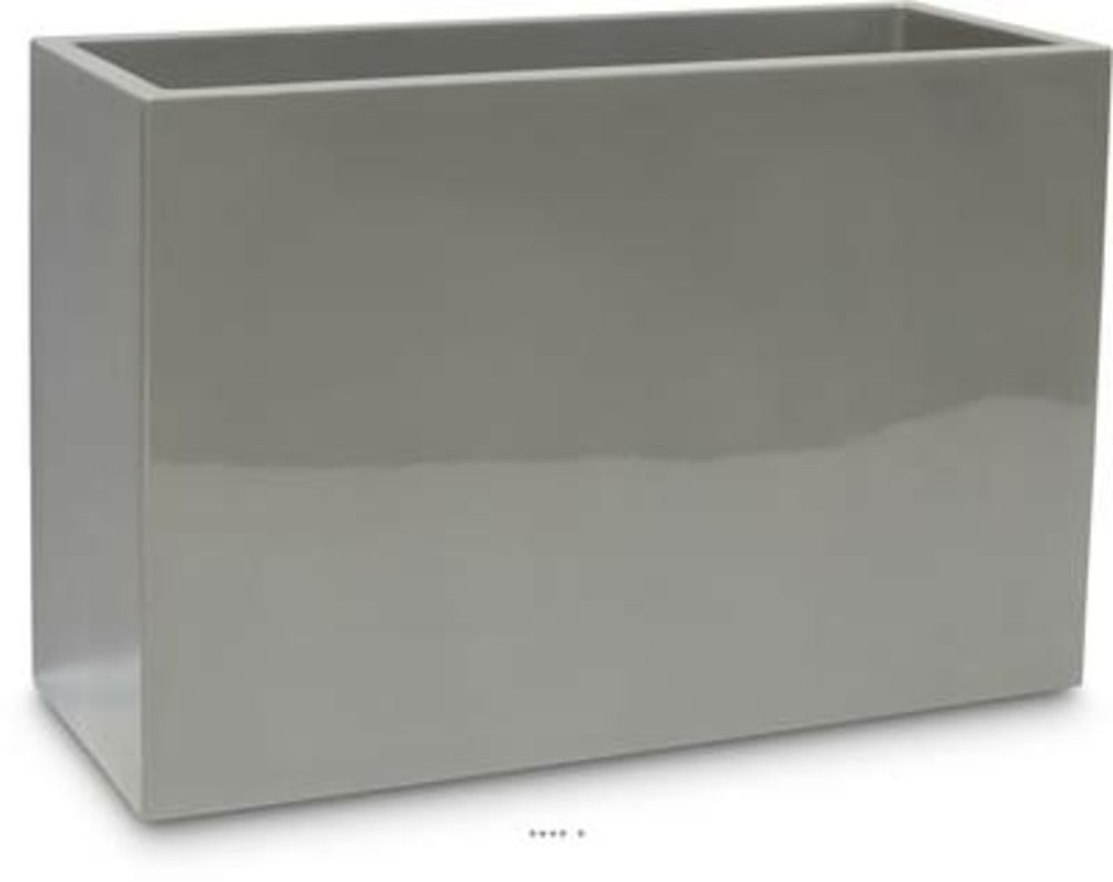 Bac fibres de verre gelcoat 40x90x60 cm ext. Claustra gris clair - dimhaut: h 60