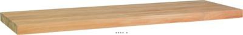 Planche teck 160 cm x 51 cm h 6 cm ext. Banc décoratif marron - dimhaut: h 160 c