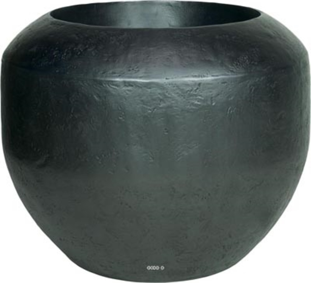 Bac en composites airon ext. Chaudron d 68 x h 55 cm noir - dimhaut: h 55 cm - c