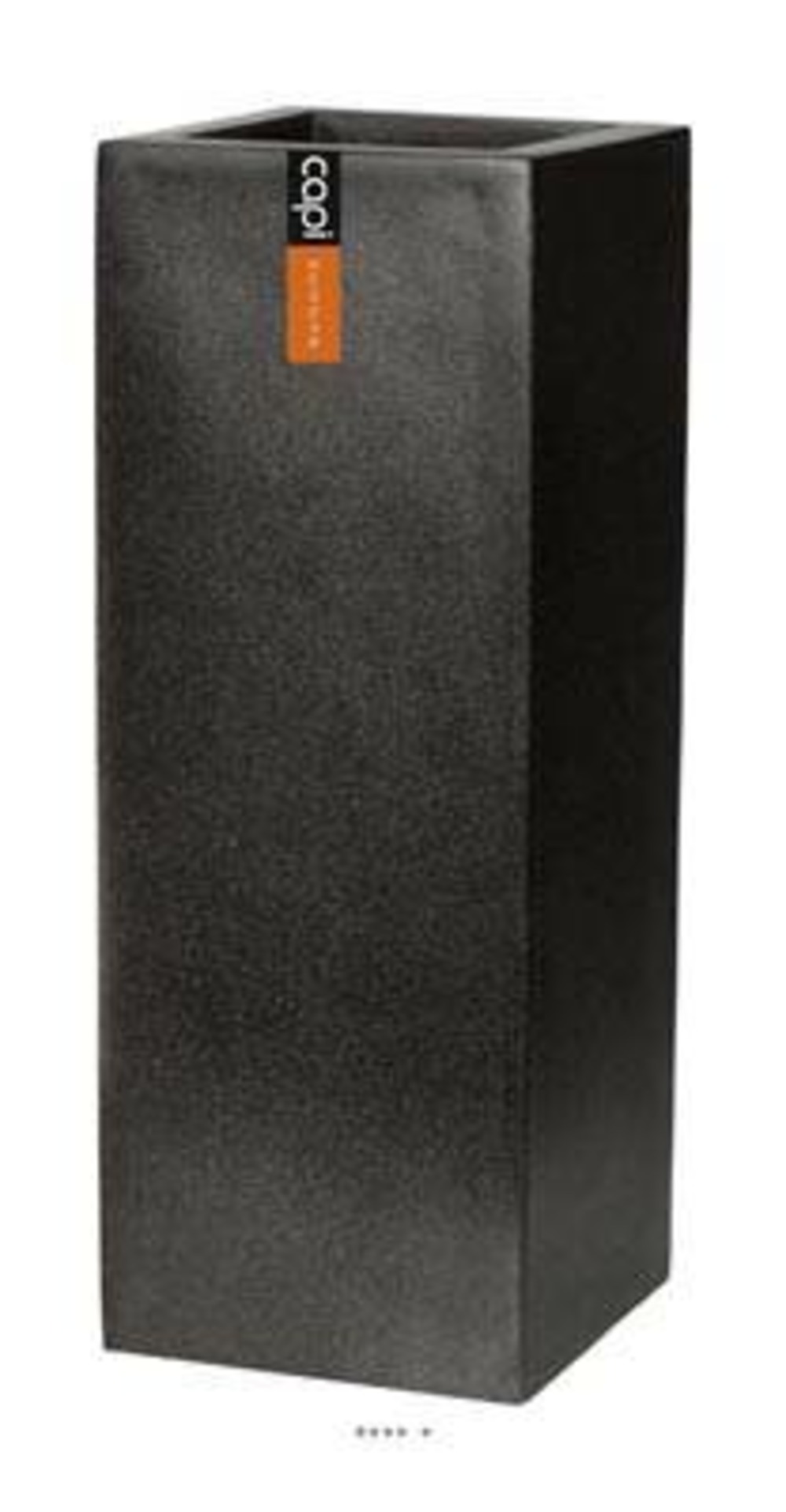 Bac en pures fibres baya ext. Carré haut l 25 x 25 x h67 cm noir - dimhaut: h 67