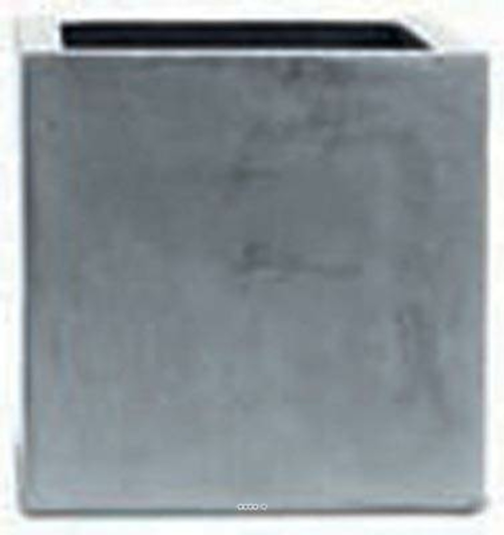 Bac fibres de verre farn ext. Cube l47x47xh47cm gris foncé - dimhaut: h 50 cm -