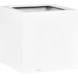 Bac Fibres De Verre Renforc 50 X 50 Cm H 50 Cm Ext Cube Blanc Mat bac-fibres-de-verre-renforc-50-x-50-cm-h-50-cm-ext-cube-blanc-mat