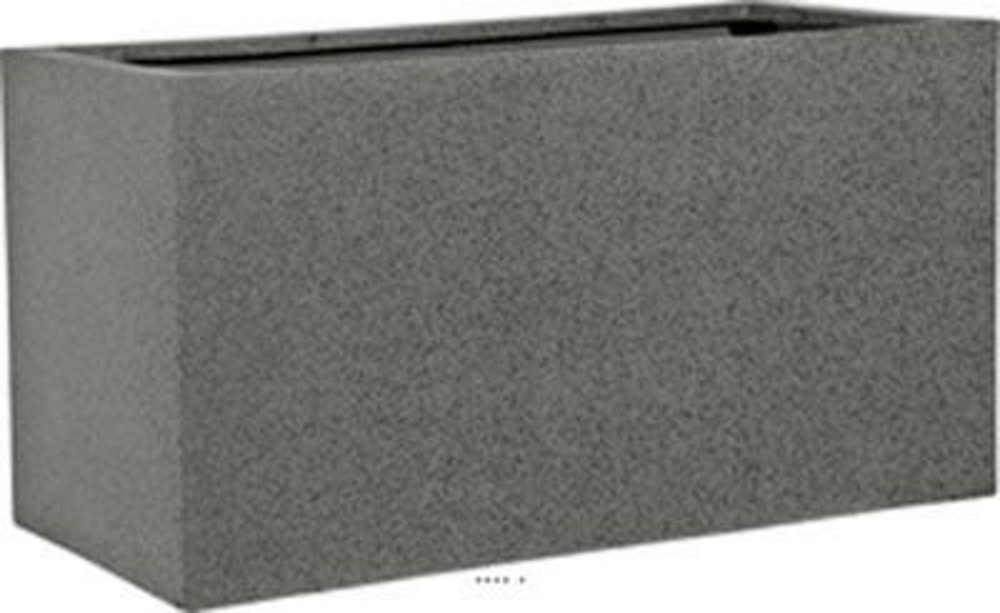 Bac fibres de verre/ composite ext. Claustra 77cm 37cm h47 gris foncé - dimhaut: