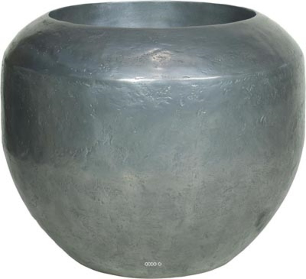 Bac en composites airon ext. Chaudron d 68 x h 55 cm argent - dimhaut: h 55 cm -