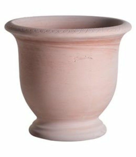 Coupe sur pied en terre cuite h 48 cm d 46 cm terre cuite - dimhaut: h 48 cm - c