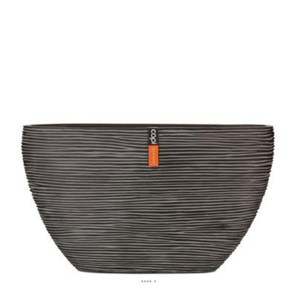 Bac rib en polyester int. Bullet 59x14x35 cm noir - dimhaut: h 35 cm - couleur: