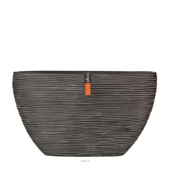 Bac rib en polyester int. Bullet 59x14x35 cm noir - dimhaut: h 35 cm - couleur: