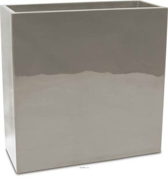 Bac fibres de verre gelcoat 40x90x90 cm ext. Claustra gris clair - dimhaut: h 90