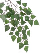Branche bouleau artificielle 64 cm 48 feuilles
